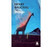 Déluge - Henry Bauchau - Actes sud - Poche - Roman
