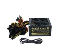 Deluisho 1800W Alimentation pour Machine Minière, Compatible avec 8 Alimentations de Carte GPU (110V-264V), Adaptée à la Machine Minière BTC ETH ETC ZEC ZCASH DGB XMR (avec Câble d'alimentation)