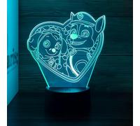 Deluisho Dog Patrol Veilleuse pour enfants, Pat' Dog Lampe, veilleuse LED 3D pour enfants, télécommande, 16 couleurs changeantes à intensité variable avec interrupteur tactile, veilleuse visuelle 3D