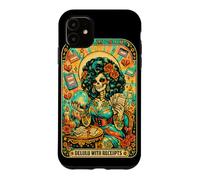 Delulu avec reçus Squelette Oracle Tarot Art Coque pour iPhone 11
