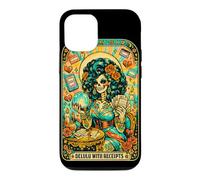 Delulu avec reçus Squelette Oracle Tarot Art Coque pour iPhone 12/12 Pro