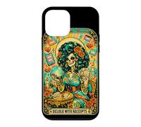 Delulu avec reçus Squelette Oracle Tarot Art Coque pour iPhone 12 Mini
