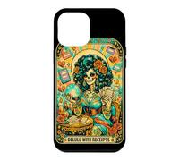 Delulu avec reçus Squelette Oracle Tarot Art Coque pour iPhone 12 Pro Max