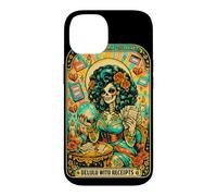 Delulu avec reçus Squelette Oracle Tarot Art Coque pour iPhone 14