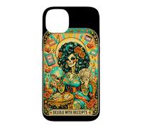 Delulu avec reçus Squelette Oracle Tarot Art Coque pour iPhone 14 Plus