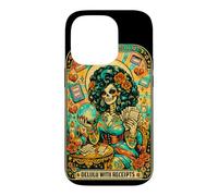 Delulu avec reçus Squelette Oracle Tarot Art Coque pour iPhone 14 Pro