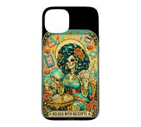 Delulu avec reçus Squelette Oracle Tarot Art Coque pour iPhone 15 Plus