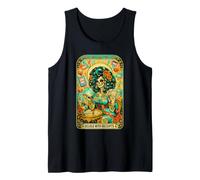 Delulu avec reçus Squelette Oracle Tarot Art Débardeur