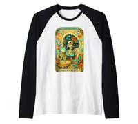 Delulu avec reçus Squelette Oracle Tarot Art Manche Raglan