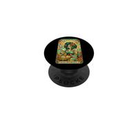 Delulu avec reçus Squelette Oracle Tarot Art PopSockets PopGrip Adhésif