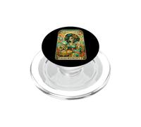 Delulu avec reçus Squelette Oracle Tarot Art PopSockets PopGrip pour MagSafe