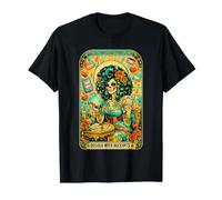 Delulu avec reçus Squelette Oracle Tarot Art T-Shirt