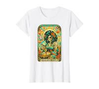 Delulu avec reçus Squelette Oracle Tarot Art T-Shirt Graphique avec Valeur