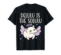 Delulu is The Solulu Angel Possum Esthétique Meme Phrase T-Shirt
