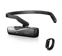 DELURA Tête Portable Vlog Caméra 4K for Stabilisation Professionnelle De Cardan De Caméscope Numérique Caméra HD (Color : EP8 Black Remote)