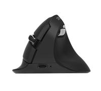 Delux M618 Mini souris ergonomique souris verticale sans fil Bluetooth 2.4GHz Rechargeable 4000dpi souris silencieuse pour le bureau M618MINI Blanc