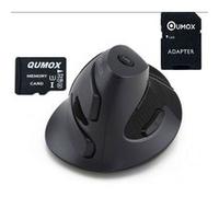Delux M618 USB Sans Fil Vertical Souris Main Droite Ergonomique Verticale Souris Filaire 1600 DPI Souris Optique Pour PC - marque QUMOX