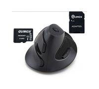 Delux M618 USB Sans Fil Vertical Souris Main Droite Ergonomique Verticale Souris Filaire 1600 DPI Souris Optique Pour PC - marque QUMOX