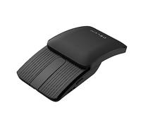 DELUX Souris Ergonomique Bluetooth, Souris Pliable Tactile, Verticale sans Fil Coulissante Portable avec Présentateur, 1600 DPI, Rechargeable, pour Windows PC Mac (MF10PRO-Noir)
