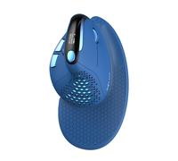 Delux-Souris Verticale Ergonomique Rechargeable pour Ordinateur,M618XSD Seeker,Écran OLED,4000 ug I,1000mA,Coque Arrière - Type M618XSD Blue #A