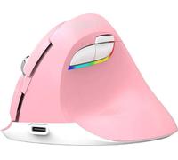 Delux Wireless Vertical Mouse M618Mini Db Bt+2.4G 2400Dpi (Rose)