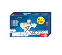 Deluxe - 606108003 - Jeu Classique - Double 9 Domino Multicolore