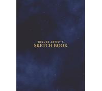 Deluxe Artist’s Sketchbook - 8.5 × 11 Hardcover, Drawing Book 200 Pages, Premium Paper for Artists, Students & Gift Giving: 200 pages notebook with ... perfect for pencils, pens, and light markers.