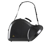 Étui Deluxe Lechgold rigide pour tous cors d’orchestre (simple, double F-/Bb) avec rembourrage thermique, harnais sac à dos et look carbone stylé, stable et protecteur.