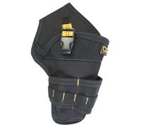 Deluxe Cordless Poly Drill Holster, Black (7.25 x 1.75 x 12.5 inches)