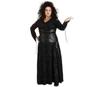 Deluxe Harry Potter Bellatrix Plus Size Fancy Dress Costume for Women 1X