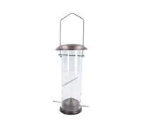 Deluxe NYJER - Petite mangeoire pour Oiseaux Sauvages, 12,5 cm x 23,5 cm, Vert, Noir, Bronze