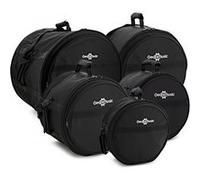 Deluxe Padded Fusion Drum Bag Set by Gear4music