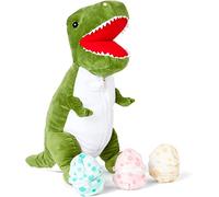 Deluxe Paws Snugy Babies 4 en 1 Peluche avec 3 bébés dans Le Ventre (Dinosaure)