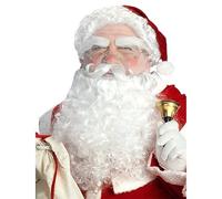 Deluxe Santa Claus Set in Box (Hat with Hair, Beard, Moustache, Eyebrows) -
