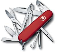 Deluxe Tinker Couteau De Poche Suisse,Léger,Couteau Multifonction,17 Fonctions,Tournevis,Ciseaux,Rouge