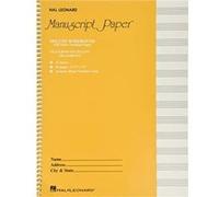 Hal Leonard Papier manuscrit Deluxe reliure spirale Super Premium couverture dorée