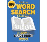 Deluxe Word Search Challenge: Puzzles with 3200 Large Print Words in Various Categories