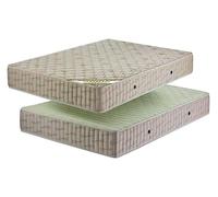 DELUXE13 Eliocel Matelas orthopédique Haute fermeté 2 Faces en Laine de mérinos Mousse HR Haute densité 150 x 200 x 26 cm