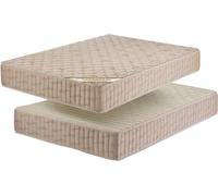 DELUXE13 Matelas orthopédique Eliocel - Haute fermeté - 2 Faces Laine de mérinos - Matelas Mousse HR Haute densité (150 x 200 x 200 x 20)