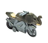 Deluxebase Cavaliers Sauvages - éléphant de Le frottement a actionné des motocyclettes de Jouet avec Les Cavaliers Animaux Frais, de Grands Jouets d'éléphant pour des garçons et des Filles.
