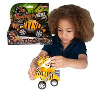Deluxebase Convertimal Cars - Tigre Jouets Voitures Transformer et Robot Racer pour Enfants. Un Jouet terrestre Cool Qui est Aussi la Petite Voiture Tigre Transformable #1 pour Filles et garçons.