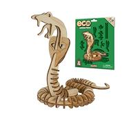 Puzzle en Bois Eco 3D - T-Rex de Deluxebase. Puzzle créatif et éducatif en Bois Sculpture en 3D pour Enfants.