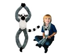 Deluxebase EcoBuddiez Tree Huggers - Lémurien de Peluche bébé à Suspendre de 72 cm fabriquée en Bouteilles Plastique recyclées. Jouet Peluche Doux & écologique, Cadeau Parfait pour Les Enfants.