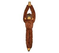 Deluxebase EcoBuddiez Tree Huggers - Orang-Outan de Petite Peluche à Suspendre de 55 cm fabriquée en Bouteilles Plastique recyclées. Jouet Peluche Doux & écologique, Cadeau Parfait pour Les Enfants.