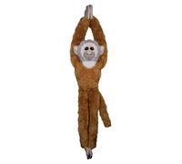 Deluxebase EcoBuddiez Tree Huggers - Singe-Écureuil de Petite Peluche à Suspendre de 55 cm fabriquée en Bouteilles Plastique recyclées. Jouet Peluche Doux & écologique, Cadeau Parfait pour Enfants