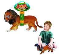 Deluxebase Lion Toy Animal Adventure Replica Figure Ces Chiffres Animaux de Grand Lion sont Les Jouets Animaux de Safari idéal pour des Enfants.