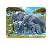 Deluxebase Magnet 3D LiveLife - Pachyderme de Aimant lenticulaire Puissant pour frigo 3D Éléphant. Magnet décoratif Enfants & Adultes avec Illustrations sous Licence Artiste renommé Michael Searle