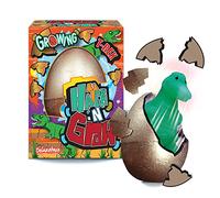 Deluxebase Mini Hatch 'N' Grow - T-Rex de petit œuf à éclosion de 6,3 cm avec jouet dinosaure en pleine croissance. Jouet transformant l'œuf surprise activé par l'eau pour les enfants. Excellent jouet