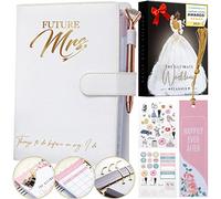 DELUXY Le livre de planification de mariage ultime et organisateur pour la mariée 2025 - Cadeau unique pour fête prénuptiale, cadeaux de fiançailles, agenda de mariage, carnet de planification de