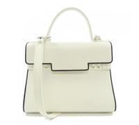 Delvaux Pre-owned - Pre-owned Tempete B Illusion Box Calf Bag - Femme - Pre-owned - Beige - Taille: ONE Size